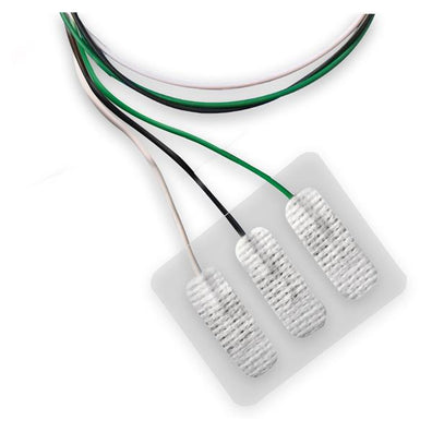 Electrode Rectangular Cloth 3 Lead 60/Case